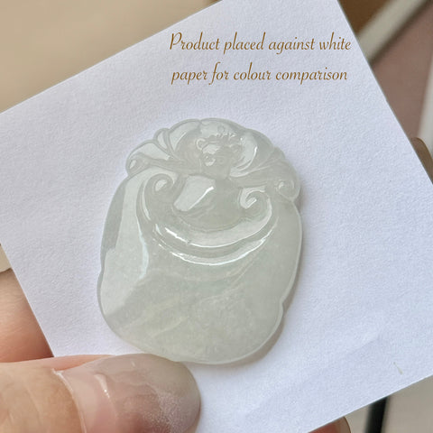 A-Grade Jadeite Ruyi Pendant No. 172731