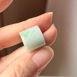 A-Grade Natural Moss On Snow Jadeite Barrel No.172436