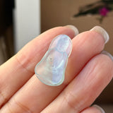 Highly Icy A-Grade Natural Jadeite Goddess of Mercy Pendant No. 172732
