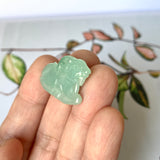 SOLD OUT: A-Grade Natural Light Green Jadeite Goat Pendant No.171002