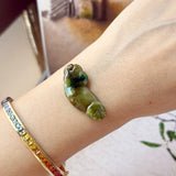 A-Grade Earthy Tone Jadeite Ruyi Pendant No. 172737