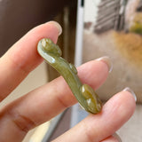 A-Grade Earthy Tone Jadeite Ruyi Pendant No. 172738