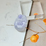 A-Grade Lavender Jadeite Ruyi Pendant No. 172739