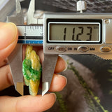 A-Grade Natural Green & Yellow Jadeite Lingzhi Mushroom Pendant/ Display No.172138