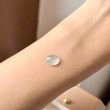 Bespoke A-Grade Natural Glacier Blue Jadeite Cabochon Ring No.130478