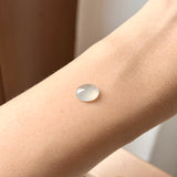 Bespoke A-Grade Natural Glacier Blue Jadeite Cabochon Ring No.130478