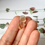 Icy A-Grade Natural Red Jadeite Rat Pendant No.172204