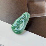 A-Grade Imperial Jadeite Ruyi Pendant No. 172750