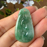 A-Grade Imperial Jadeite Ruyi Pendant No. 172750