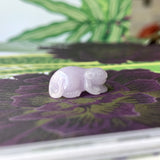 A-Grade Natural Lavender Jadeite Rat Pendant No.172205