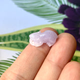 A-Grade Natural Lavender Jadeite Rat Pendant No.172205