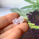 A-Grade Natural Lavender Jadeite Rat Pendant No.172205