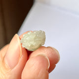 A-Grade Natural Moss on Snow Jadeite Cabbage Piece No.172123