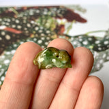 A-Grade Natural Brown Bluish Green Jadeite Rabbit Pendant No.220363
