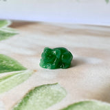 A-Grade Natural Imperial Green Jadeite Pig Pendant No.172201