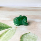 A-Grade Natural Imperial Green Jadeite Pig Pendant No.172201