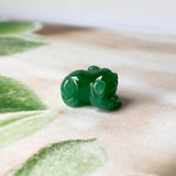 A-Grade Natural Imperial Green Jadeite Pig Pendant No.172201