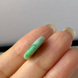 A-Grade Natural Moss on Snow Jadeite Donut No.172749