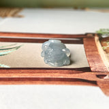 A-Grade Natural Greyish Blue Jadeite Pig Pendant No.172203