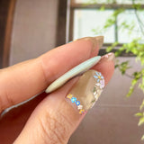 A-Grade Natural Tri-Colour Jadeite Donut No. 172751