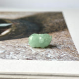 A-Grade Green Jadeite Pig Pendant No.172197