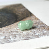 A-Grade Green Jadeite Pig Pendant No.172197