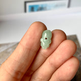 A-Grade Green Jadeite Pig Pendant No.172197