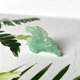 A-Grade Natural Green Jadeite Horse Pendant No.172195