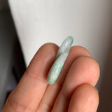 A-Grade Natural Moss On Snow Jadeite Eternity Knot No.8 Pendant No.172285