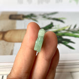 A-Grade Natural Green Jadeite Horse Pendant No.172195