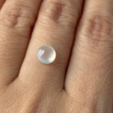 1.5cts Highly Icy A-Grade Natural Jadeite Round Cabochon No.130512