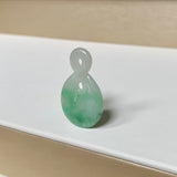 A-Grade Natural Moss On Snow Jadeite Eternity Knot No.8 Pendant No.172590