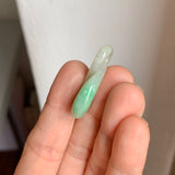 A-Grade Natural Moss On Snow Jadeite Eternity Knot No.8 Pendant No.172591