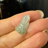 A-Grade Natural Light Green Jadeite Baby Buddha Pendant No.172742