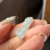 A-Grade Natural Light Green Jadeite Baby Buddha Pendant No.172744