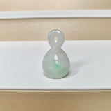 A-Grade Natural Moss On Snow Jadeite Eternity Knot No.8 Pendant No.172592