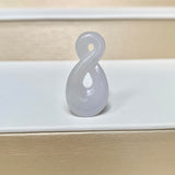 A-Grade Natural Lavender Jadeite Eternity Knot No.8 Pendant No.172594