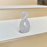 A-Grade Natural Lavender Jadeite Eternity Knot No.8 Pendant No.172594