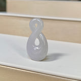A-Grade Natural Lavender Jadeite Eternity Knot No.8 Pendant No.172594