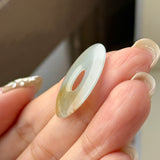 A-Grade Natural Tri-Colour Jadeite Donut No. 172752