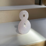 A-Grade Natural Lavender Jadeite Eternity Knot No.8 Pendant No.172595