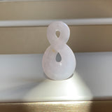 A-Grade Natural Lavender Jadeite Eternity Knot No.8 Pendant No.172595