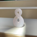 A-Grade Natural Lavender Jadeite Eternity Knot No.8 Pendant No.172595