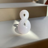 A-Grade Natural Lavender Jadeite Eternity Knot No.8 Pendant No.172595