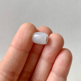 A-Grade Natural White Jadeite Barrel No. 172626