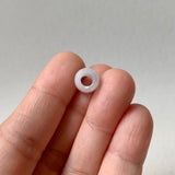 A-Grade Natural White Jadeite Barrel No. 172626