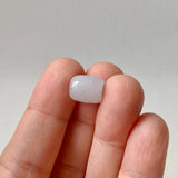A-Grade Natural White Jadeite Barrel No. 172626