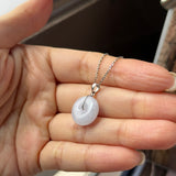 SOLD OUT: A-Grade Natural Lavender Jadeite Donut No.171651