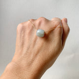 A-Grade Natural Grey Yellowish Green Jadeite Barrel No. 172627
