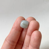 A-Grade Natural Grey Yellowish Green Jadeite Barrel No. 172627